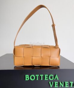 Replica Bottega Veneta BV Small Brick Cassette Calfskin 729251 Caramel