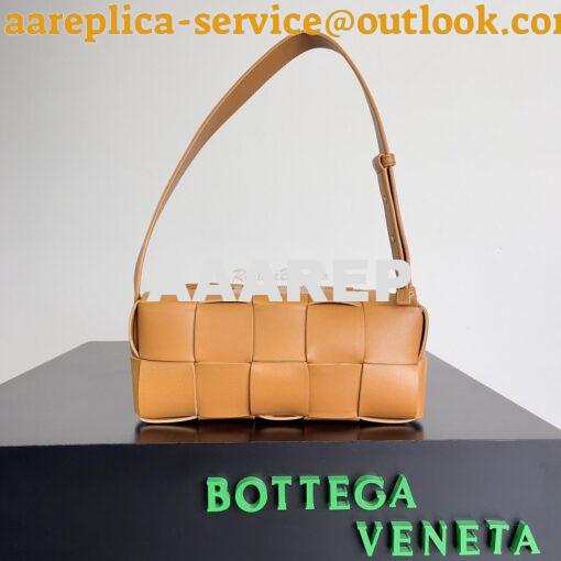 Replica Bottega Veneta BV Small Brick Cassette Calfskin 729251 Caramel