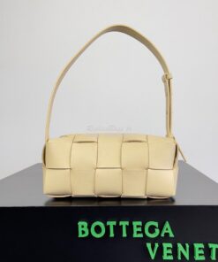 Replica Bottega Veneta BV Small Brick Cassette Calfskin 729251 Ice Cre