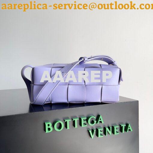 Replica Bottega Veneta BV Small Brick Cassette Calfskin 729251 Amethys 3