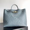 Replica Bottega Veneta BV Large Andiamo Intrecciato Lambskin top handl 11