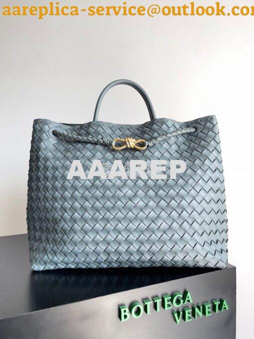 Replica Bottega Veneta BV Large Andiamo Intrecciato Lambskin top handl