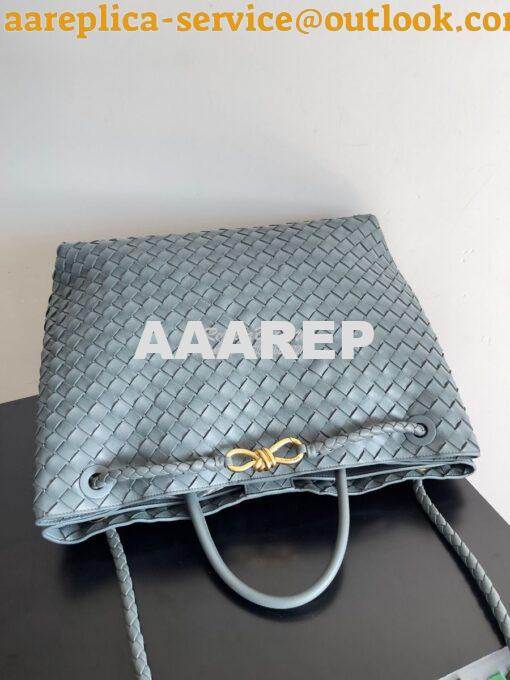 Replica Bottega Veneta BV Large Andiamo Intrecciato Lambskin top handl 2