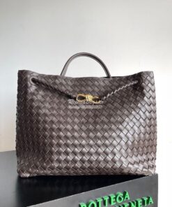 Replica Bottega Veneta BV Large Andiamo Intrecciato Lambskin top handl