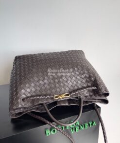 Replica Bottega Veneta BV Large Andiamo Intrecciato Lambskin top handl 2