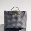 Replica Bottega Veneta BV Large Andiamo Intrecciato Lambskin top handl 11