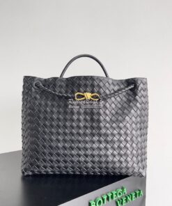 Replica Bottega Veneta BV Large Andiamo Intrecciato Lambskin top handl