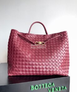 Replica Bottega Veneta BV Large Andiamo Intrecciato Lambskin top handl