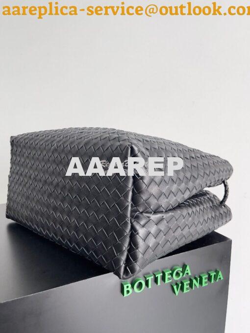 Replica Bottega Veneta BV Large Andiamo Intrecciato Lambskin top handl 8