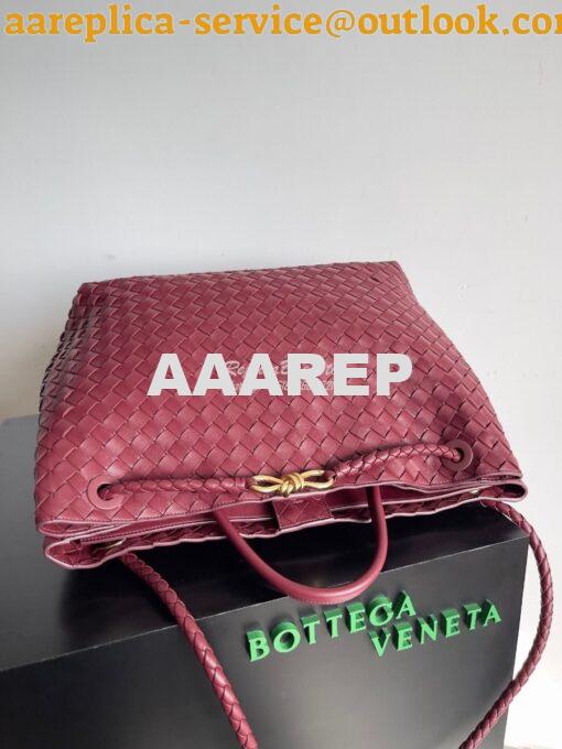 Replica Bottega Veneta BV Large Andiamo Intrecciato Lambskin top handl 2