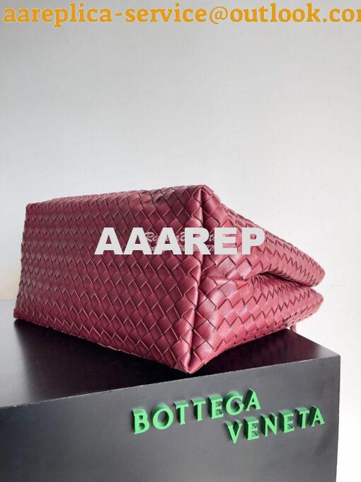 Replica Bottega Veneta BV Large Andiamo Intrecciato Lambskin top handl 9