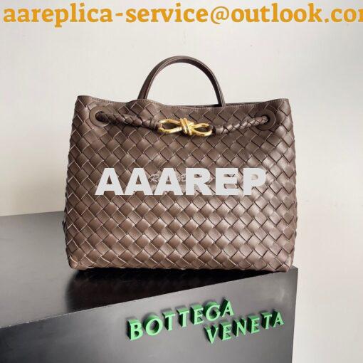 Replica Bottega Veneta BV Medium Andiamo 743572 Light Brown