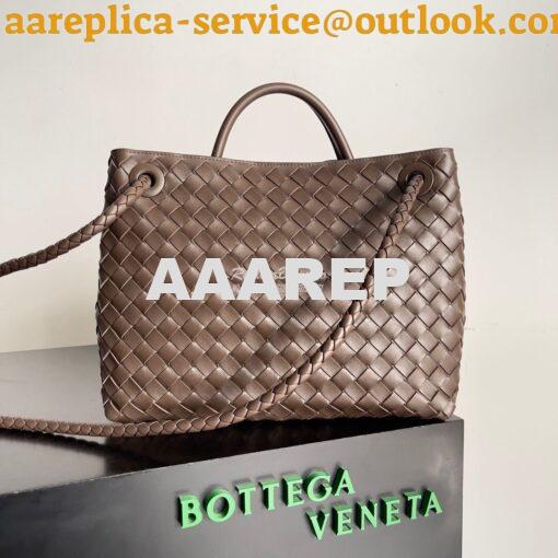 Replica Bottega Veneta BV Medium Andiamo 743572 Light Brown 5