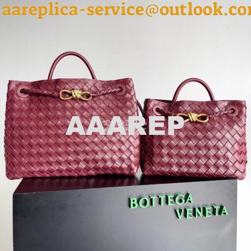 Replica Bottega Veneta BV Medium Andiamo 743572 Barolo