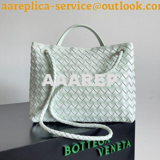 Replica Bottega Veneta BV Medium Andiamo 743572 Glacier 9