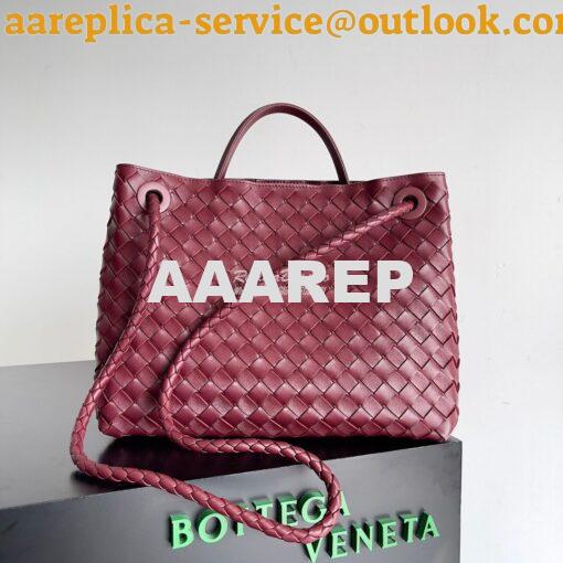 Replica Bottega Veneta BV Medium Andiamo 743572 Barolo 9