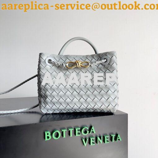 Replica Bottega Veneta BV Small Andiamo 766014 Agate Grey