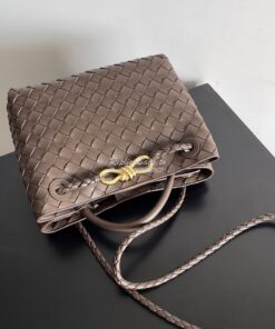 Replica Bottega Veneta BV Small Andiamo 766014 Light Brown 2