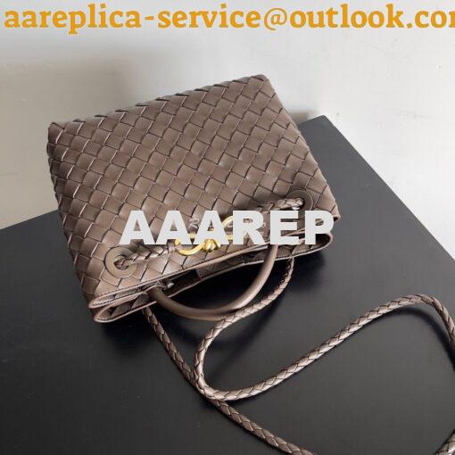 Replica Bottega Veneta BV Small Andiamo 766014 Light Brown 2