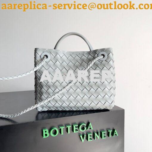 Replica Bottega Veneta BV Small Andiamo 766014 Agate Grey 6