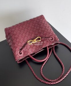 Replica Bottega Veneta BV Small Andiamo 766014 Barolo 2