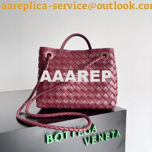 Replica Bottega Veneta BV Small Andiamo 766014 Barolo 6