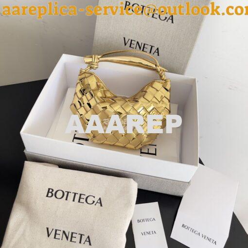 Replica Bottega Veneta BV Mini Sardine in Mirror Laminated Lambskin 74 2