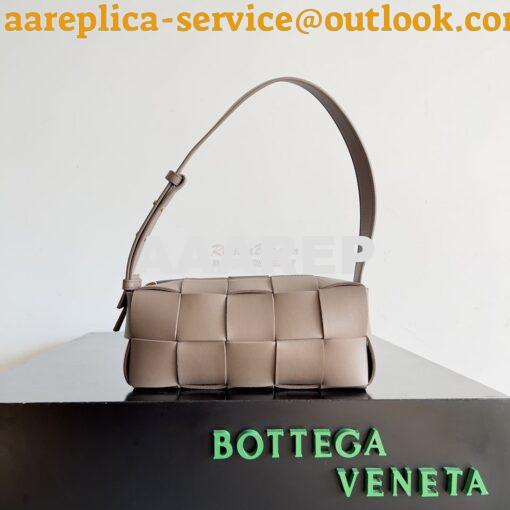 Replica Bottega Veneta BV Small Brick Cassette Calfskin 729251 Taupe