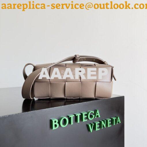 Replica Bottega Veneta BV Small Brick Cassette Calfskin 729251 Taupe 2