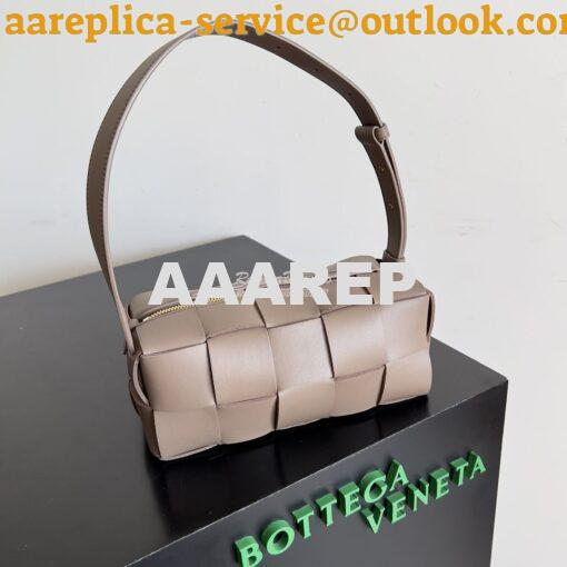 Replica Bottega Veneta BV Small Brick Cassette Calfskin 729251 Taupe 3