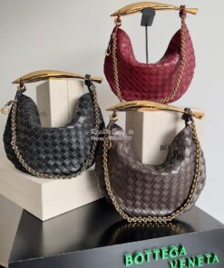 Replica Bottega Veneta BV Sardine With Braided Chain Intrecciato leath