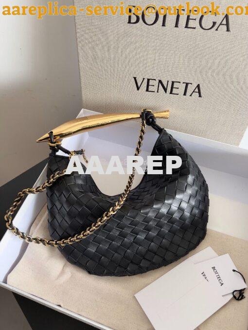 Replica Bottega Veneta BV Sardine With Braided Chain Intrecciato leath 3