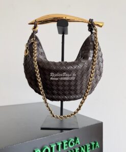 Replica Bottega Veneta BV Sardine With Braided Chain Intrecciato leath