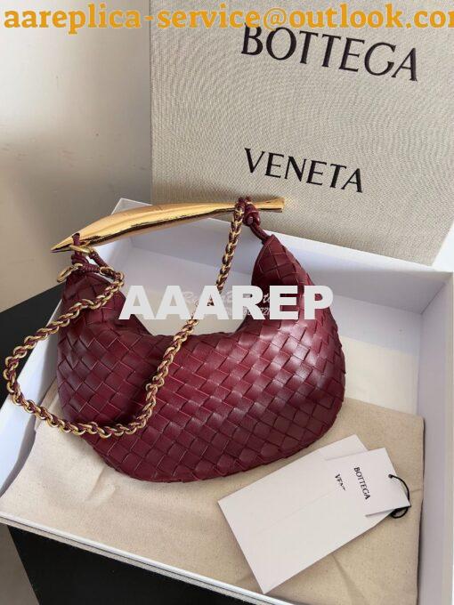 Replica Bottega Veneta BV Sardine With Braided Chain Intrecciato leath 2