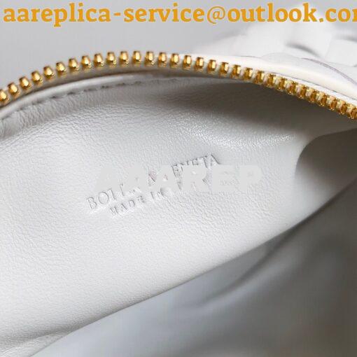 Replica Bottega Veneta BV Mini Wallace Intrecciato Calfskin 754443 Whi 6