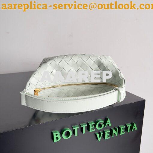 Replica Bottega Veneta BV Mini Wallace Intrecciato Calfskin 754443 Tea 2