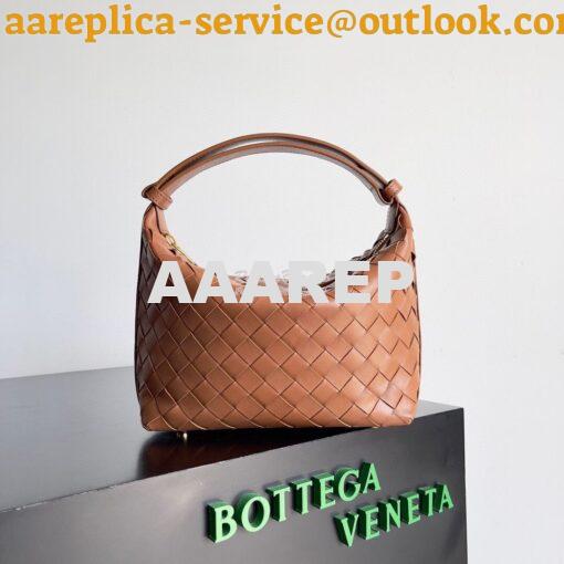 Replica Bottega Veneta BV Mini Wallace Intrecciato Calfskin 754443 Woo