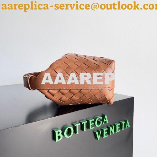 Replica Bottega Veneta BV Mini Wallace Intrecciato Calfskin 754443 Woo 5