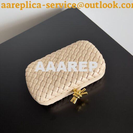 Replica Bottega Veneta BV Knot Minaudière clutch soft padded Intreccio 2