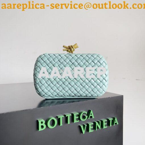 Replica Bottega Veneta BV Knot Minaudière clutch soft padded Intreccio