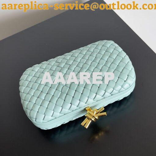 Replica Bottega Veneta BV Knot Minaudière clutch soft padded Intreccio 2