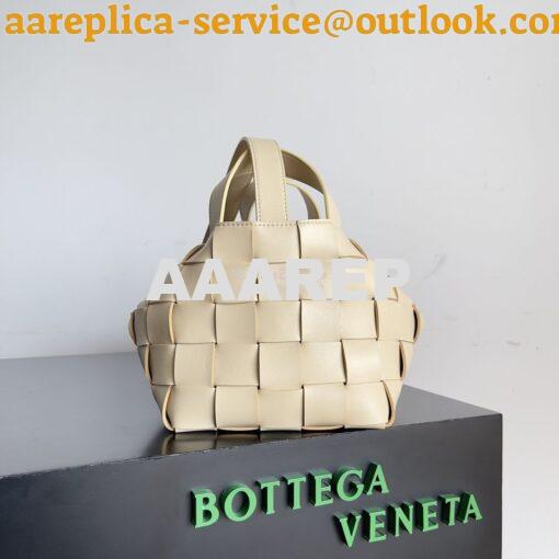 Replica Bottega Veneta BV Small Bowling Cassette Intreccio Lambskin 75