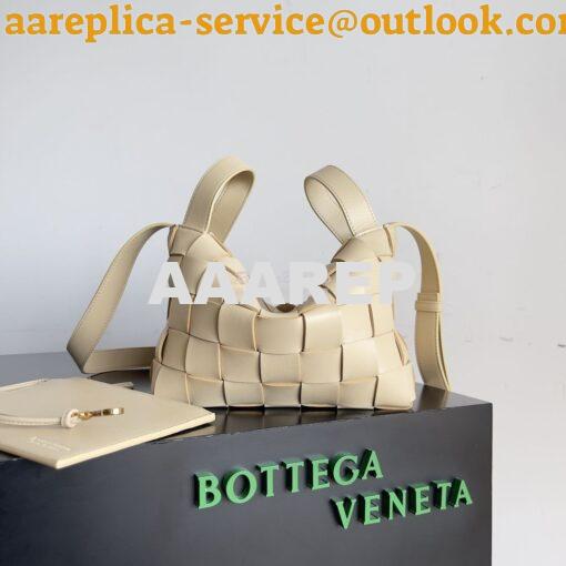 Replica Bottega Veneta BV Small Bowling Cassette Intreccio Lambskin 75 2