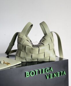 Replica Bottega Veneta BV Small Bowling Cassette Intreccio Lambskin 75