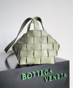 Replica Bottega Veneta BV Small Bowling Cassette Intreccio Lambskin 75 2