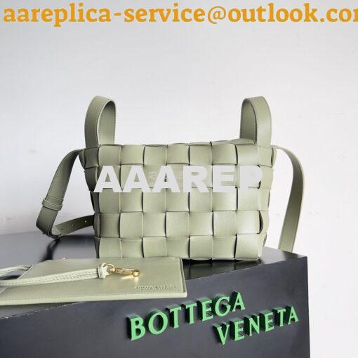 Replica Bottega Veneta BV Small Bowling Cassette Intreccio Lambskin 75 5