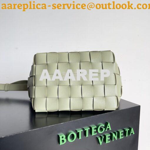 Replica Bottega Veneta BV Small Bowling Cassette Intreccio Lambskin 75 8