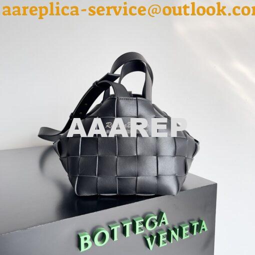 Replica Bottega Veneta BV Small Bowling Cassette Intreccio Lambskin 75