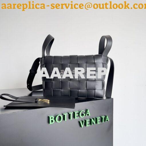 Replica Bottega Veneta BV Small Bowling Cassette Intreccio Lambskin 75 2