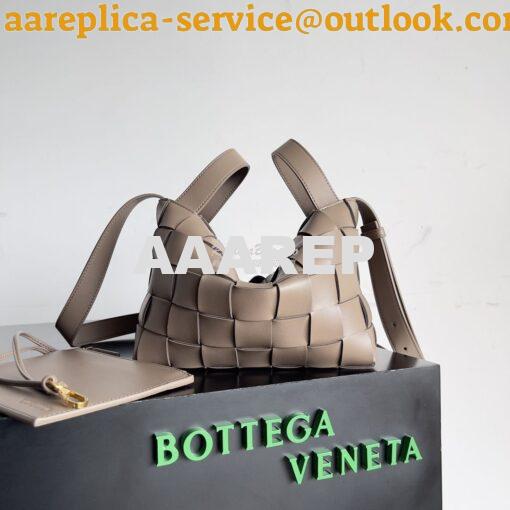 Replica Bottega Veneta BV Small Bowling Cassette Intreccio Lambskin 75